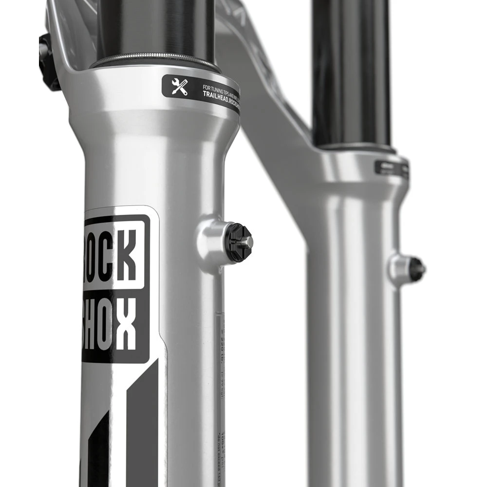 RockShox Pike Ultimate Charger 3 RC2 Debon Air+ 27.5" Suspension Fork - 120mm - 37mm Offset - Tapered - 15x110mm Boost - Gloss Silver 6 RockShox Pike Ultimate Charger 3 RC2 Debon Air+ 27.5" Suspension Fork - 120mm - 37mm Offset - Tapered - 15x110mm Boost - Gloss Silver - Image 4