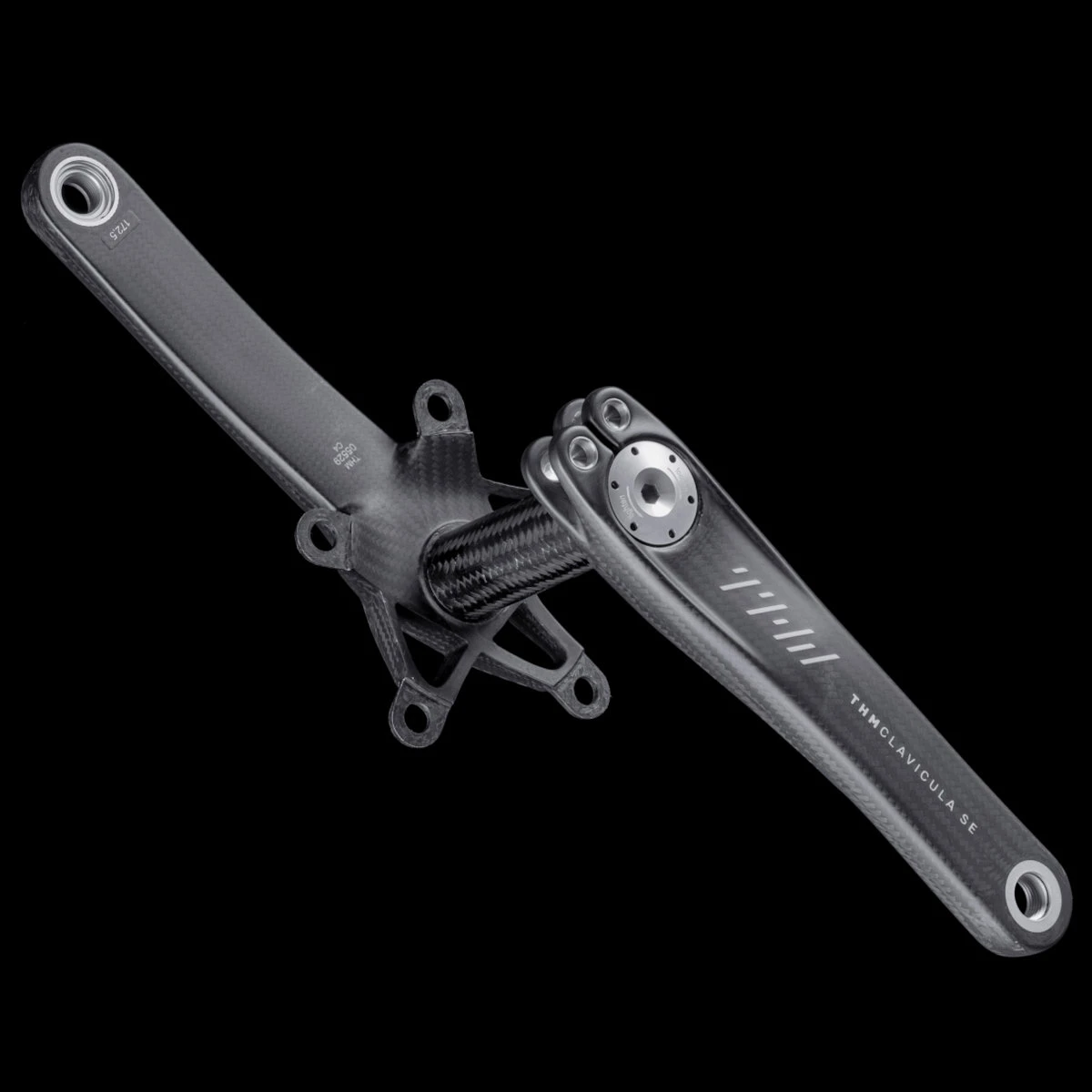 THM Clavicula SE Road Carbon Crank - 110mm BCD Compact - Matt Black 4 THM Clavicula SE Road Carbon Crank - 110mm BCD Compact - Matt Black - Image 2