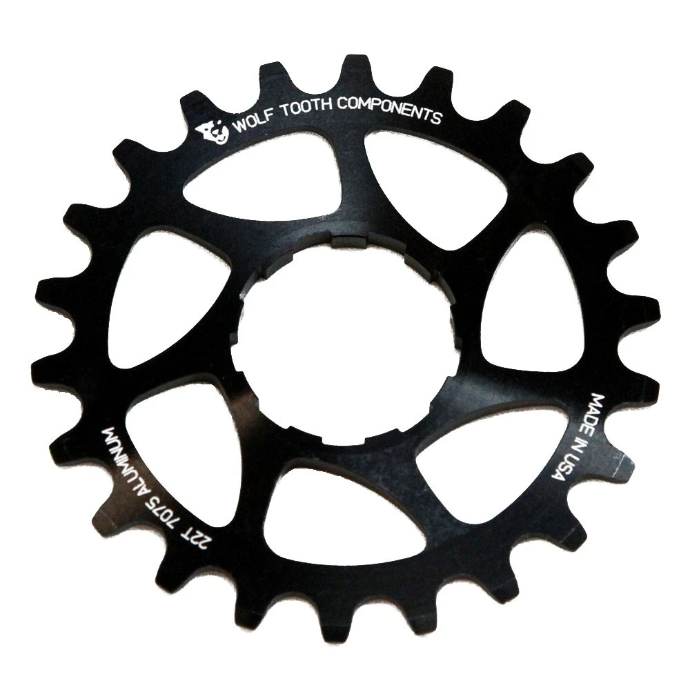 Wolf-tooth Wolf Tooth Single Speed Cog CNC Aluminium - Black 3 Wolf-tooth Wolf Tooth Single Speed Cog CNC Aluminium - Black