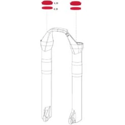 RockShox Seal / Wiper Kit For Reba A1-A4 / SID A1-A3 - 32mm Stanchions - 11.4018.028.001