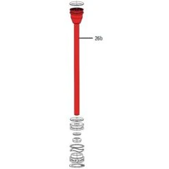 RockShox Shaft For Solo Air Spring Of SID B / Reba 26" / RS1 29"