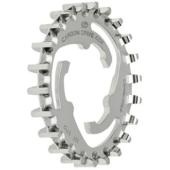 Gates Carbon Drive CDX Centertrack-Sprocket - Steel - Sure Fit - Shimano/Sram - Silver 3 Gates Carbon Drive CDX Centertrack-Sprocket - Steel - Sure Fit - Shimano/Sram - Silver