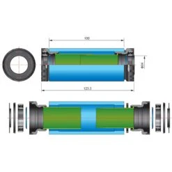 FSA MegaExo BB-7100/Di2 MTB NBD Fatbike Bottom Bracket BSA-68/73100-24 -ROCKSHOX Sales 145663 01 d 254601