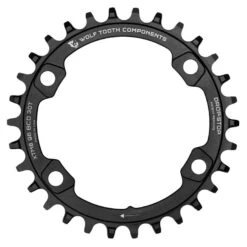 Wolf-tooth Wolf Tooth Single Chainring 96mm XT M8000 / M8020 - Drop Stop - Black