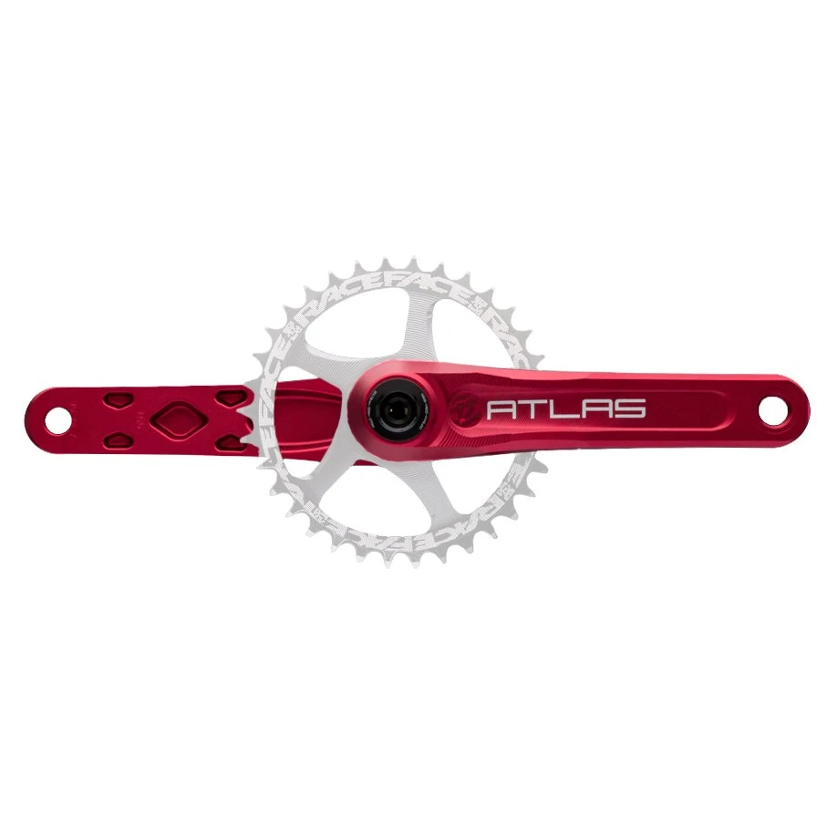 Race Face Atlas Cinch DH Crank Arms - Red 3 Race Face Atlas Cinch DH Crank Arms - Red