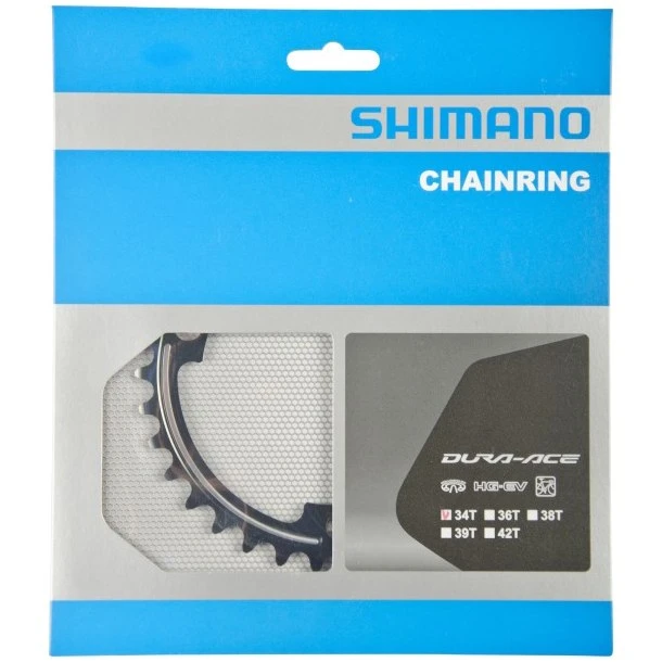 Shimano Dura Ace 9000 Chainring 110mm Compact 2x11 3 Shimano Dura Ace 9000 Chainring 110mm Compact 2x11
