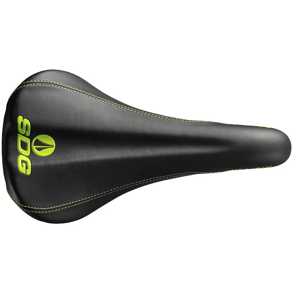 SDG Bel-Air RL Steel Saddle - Black/green 4 SDG Bel-Air RL Steel Saddle - Black/green - Image 2