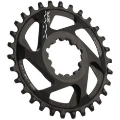Miche XM SR ONE X DIR Direct Mount Chainring - 6mm Offset - Black