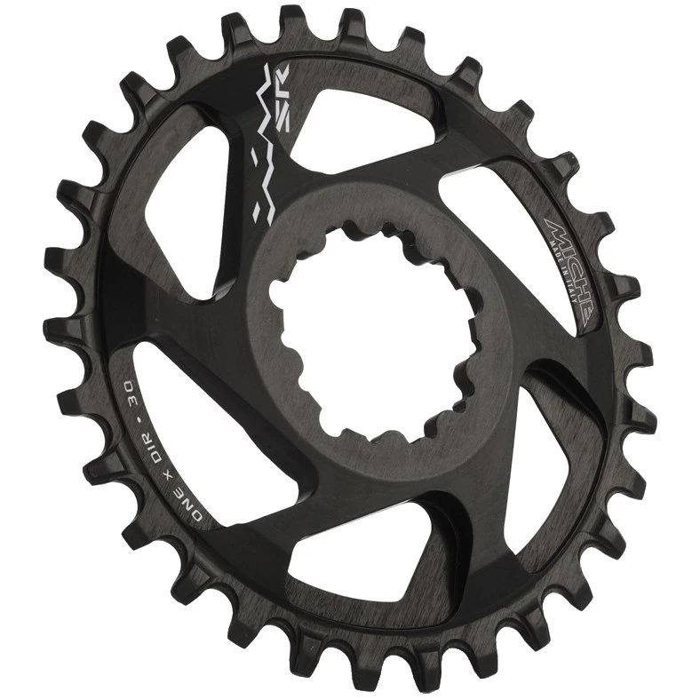 Miche XM SR ONE X DIR Direct Mount Chainring - 6mm Offset - Black 3 Miche XM SR ONE X DIR Direct Mount Chainring - 6mm Offset - Black