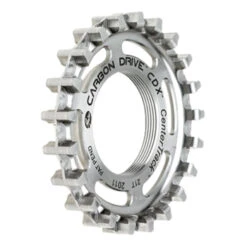 Gates Carbon Drive CDX Centertrack-Sprocket - Steel - Thread-on / Fixie 34,8 Mm - Silver