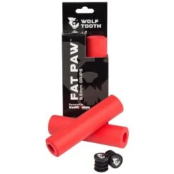 Wolf-tooth Wolf Tooth Fat Paw Silicone Grips - Red