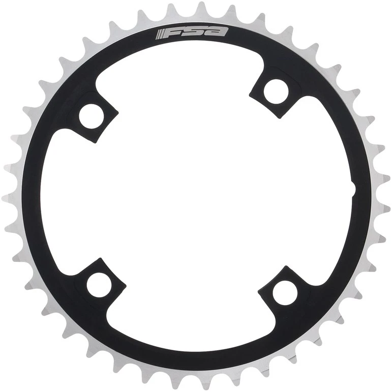 FSA Gossamer Pro Inner Chainring 110mm ABS - 4-Arm - N11 - Black/silver 3 FSA Gossamer Pro Inner Chainring 110mm ABS - 4-Arm - N11 - Black/silver