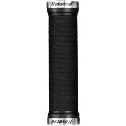 Reverse Components Classic Lock On Grips - 28mm - Black / Polished