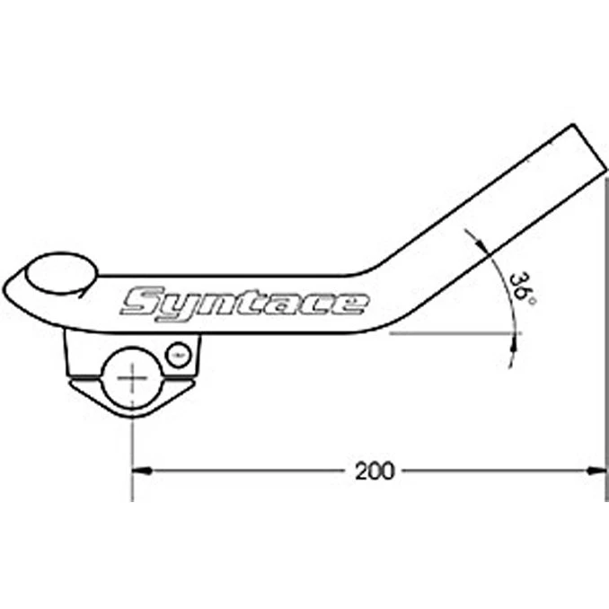 Syntace XXS Aerobar 31.8 4 Syntace XXS Aerobar 31.8 - Image 2