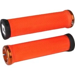 ODI Elite Motion Lock-On Grips - Orange/orange