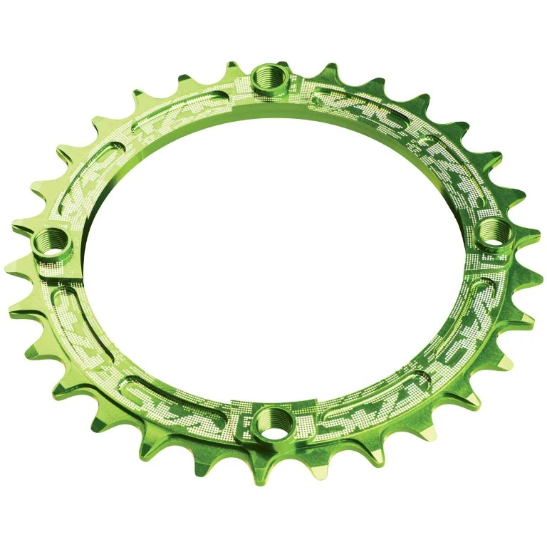 Race Face Narrow Wide Chainring - 4 Bolt - 104mm - Green 5 Race Face Narrow Wide Chainring - 4 Bolt - 104mm - Green - Image 3