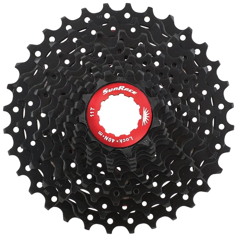 SunRace CSRX1 Cassette 11-speed - Black / Red 5 SunRace CSRX1 Cassette 11-speed - Black / Red - Image 3