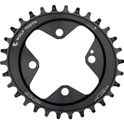 Wolf-tooth Wolf Tooth Elliptical - Single Chainring 64mm - Drop Stop - Black