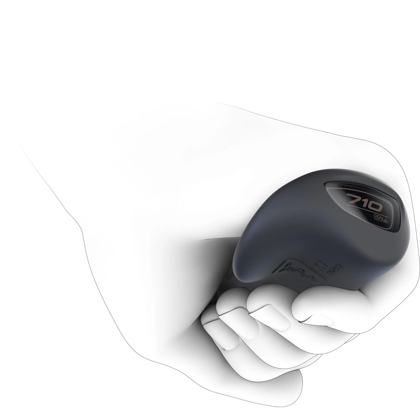 SQlab 710 MTB Komfort / Tour And Travel Bar Grips - Black 8 SQlab 710 MTB Komfort / Tour And Travel Bar Grips - Black - Image 6