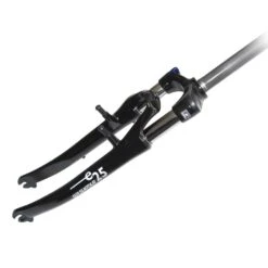 Sr-suntour SR Suntour SF14 CR85 E25 P LO 28 Inch Fork - 63mm - 1-1/8 Inch - 9x100mm QR - Black - Threaded Steerer