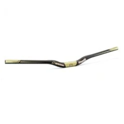 Renthal V2 FatBar Carbon 31.8 Riser Handlebar - 800mm - 30mm - Carbon/gold