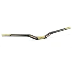 Renthal V2 FatBar Carbon 31.8 Riser Handlebar - 800mm - 40mm - Carbon/gold