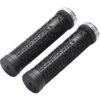 Reverse Components Grips Stamp Single Lock On - 30mm - Black / Silver -ROCKSHOX Sales 308606 00 d 634108