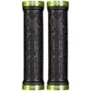 Reverse Components Stamp Lock On Grips - 30mm - Black / Light Green -ROCKSHOX Sales 308613 00 d 634117