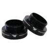 White Industries BSA30 External Bottom Bracket Cups - BSA-68/73-30 - Black