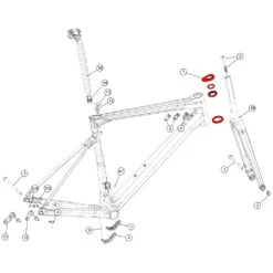 BMC Headset For Teammachine SLR01 Disc, Alpenchallenge AMP - (as From 2018) - 301154