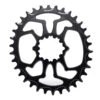 Alugear Spider Narrow Wide Boost Chainring - Oval - For 1x SRAM 3-Bolt Direct Mount -ROCKSHOX Sales 34 ov boost sram 3b spider black 1 1024804 1