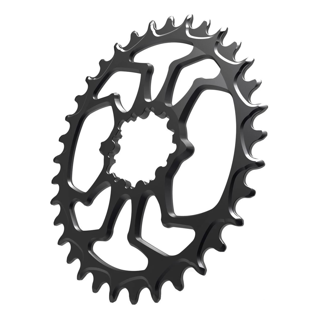 Alugear Spider Narrow Wide Boost Chainring - Oval - For 1x SRAM 3-Bolt Direct Mount 4 Alugear Spider Narrow Wide Boost Chainring - Oval - For 1x SRAM 3-Bolt Direct Mount - Image 2