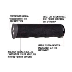 ODI F-1 Series Tinker Juarez Dread Lock-On V2.1 MTB Grips - Bright Blue -ROCKSHOX Sales 340456 02 d 721060