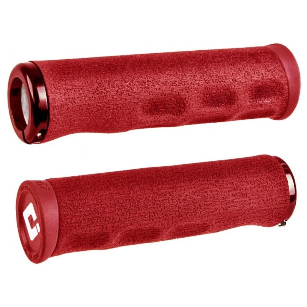 ODI F-1 Series Tinker Juarez Dread Lock-On V2.1 MTB Grips - Bright Red 3 ODI F-1 Series Tinker Juarez Dread Lock-On V2.1 MTB Grips - Bright Red