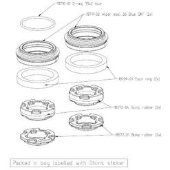 ÖHLINS RXF36 Chassis Service Kit - 18880-07 -ROCKSHOX Sales 351326 01 d 751820