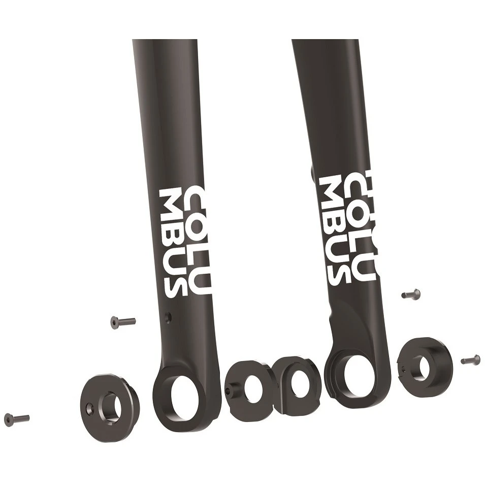 Columbus Futura Cross Fork - UD Carbon - Flat Mount Disc - 1-1/8 - 1-1/2" Tapered - 12x100mm - Matt Black 7 Columbus Futura Cross Fork - UD Carbon - Flat Mount Disc - 1-1/8 - 1-1/2" Tapered - 12x100mm - Matt Black - Image 5