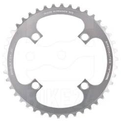 TA Specialites Single Chainring MTB 4-Arm 104mm - Silver
