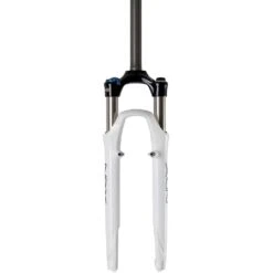 Sr-suntour SR Suntour NRX E LO-R-lite 28" Trekking Suspension Fork - 63mm - 1 1/8 Inch - 9mm QR - White