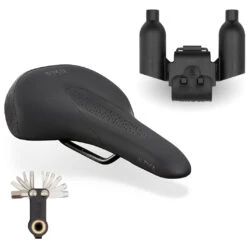 Fizik Terra Alpaca X5 Saddle + Tool Carrier - Black
