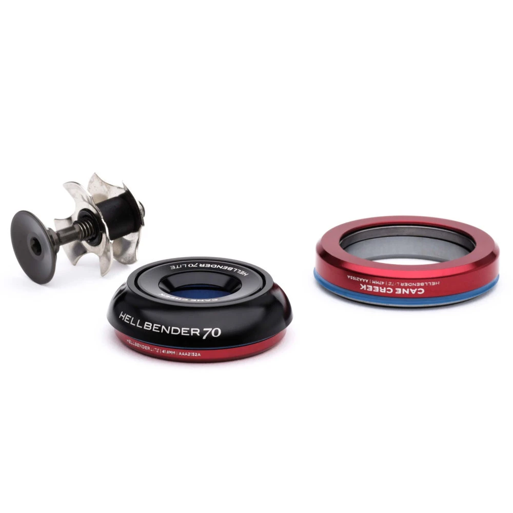 Cane Creek Hellbender 70 Lite Tapered Headset - 1 1/8" - 1 1/4" - IS42/28.6/H9 | IS47/33 3 Cane Creek Hellbender 70 Lite Tapered Headset - 1 1/8" - 1 1/4" - IS42/28.6/H9 | IS47/33