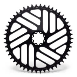 Alugear Beach Ball Narrow Wide Road Chainring - 1x SRAM 8-Bolt Direct Mount - Black