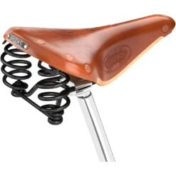 BROOKS ENGLAND Brooks Flyer Special Bend Leather Saddle - Honey -ROCKSHOX Sales brooks flyer special bend leather saddle honey 2 1334997