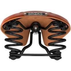 BROOKS ENGLAND Brooks Flyer Special Bend Leather Saddle - Honey -ROCKSHOX Sales brooks flyer special bend leather saddle honey 4 1334995