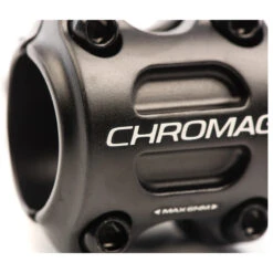 CHROMAG HIFI BSX Stem - 35mm | 1 1/8" - Sandblast Black -ROCKSHOX Sales chromag hifi bsx steam black sandblust closeup 1471788