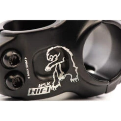 CHROMAG HIFI BSX Stem - 35mm | 1 1/8" - Sandblast Black -ROCKSHOX Sales chromag hifi bsx steam black sandblust side closeup 1471785