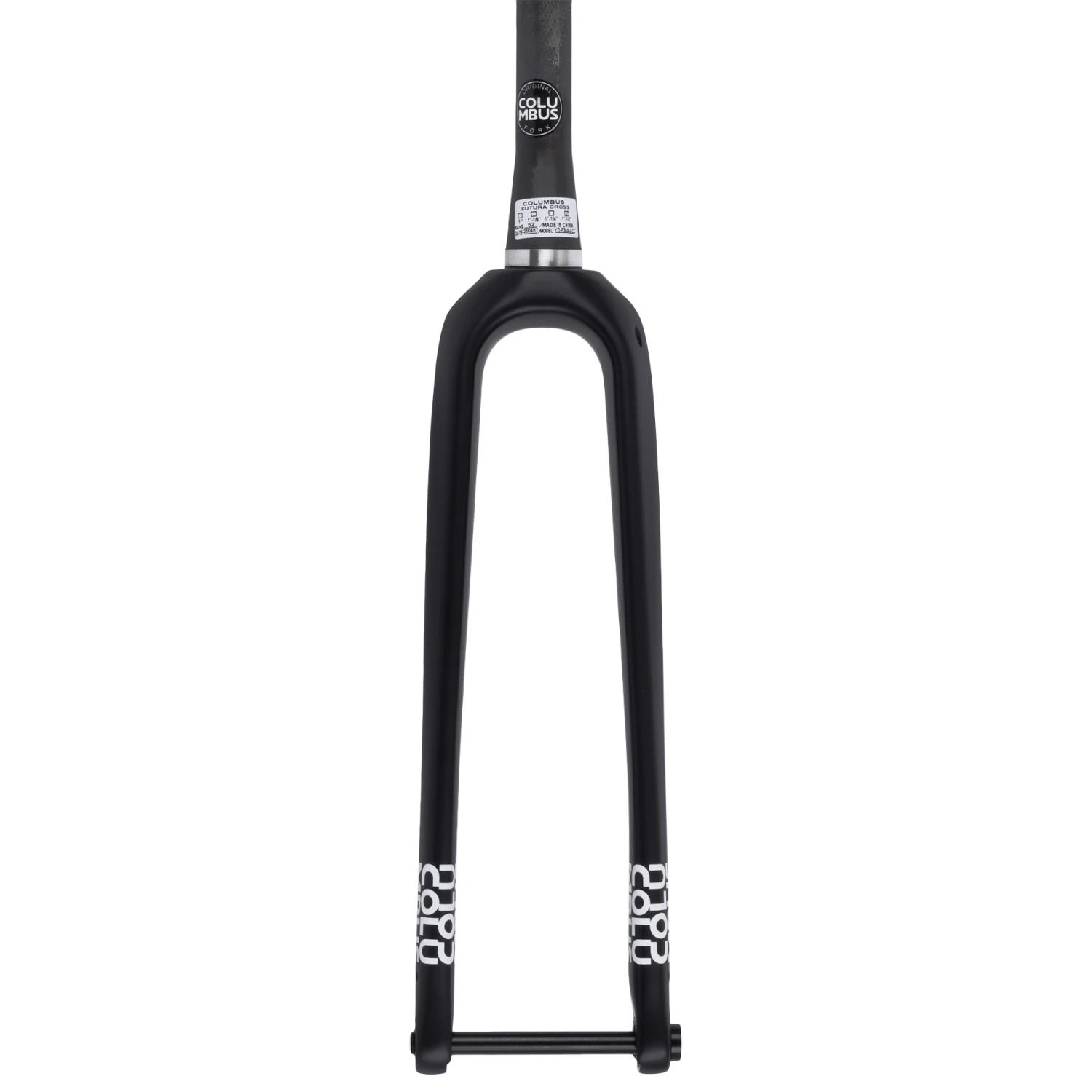 Columbus Futura Cross Fork - UD Carbon - Flat Mount Disc - 1-1/8 - 1-1/2" Tapered - 12x100mm - Matt Black 4 Columbus Futura Cross Fork - UD Carbon - Flat Mount Disc - 1-1/8 - 1-1/2" Tapered - 12x100mm - Matt Black - Image 2