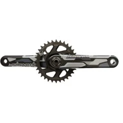 Truvativ Descendant CoLab Troy Lee Designs DH 1x Carbon Crankset - Direct Mount 32 Teeth - DUB73 - 165mm - Black-grey