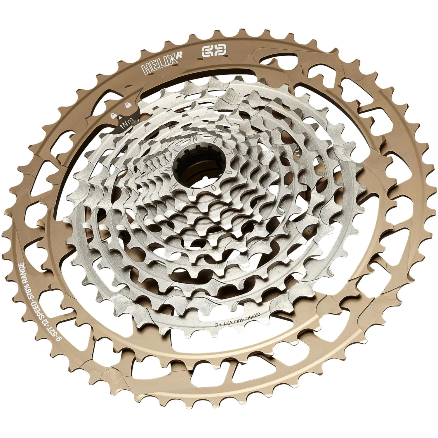 E-thirteen E*thirteen Helix Race Cassette | 12-Speed | 9-52 Teeth | SRAM XD/XDR - Bronze 3 E-thirteen E*thirteen Helix Race Cassette | 12-Speed | 9-52 Teeth | SRAM XD/XDR - Bronze
