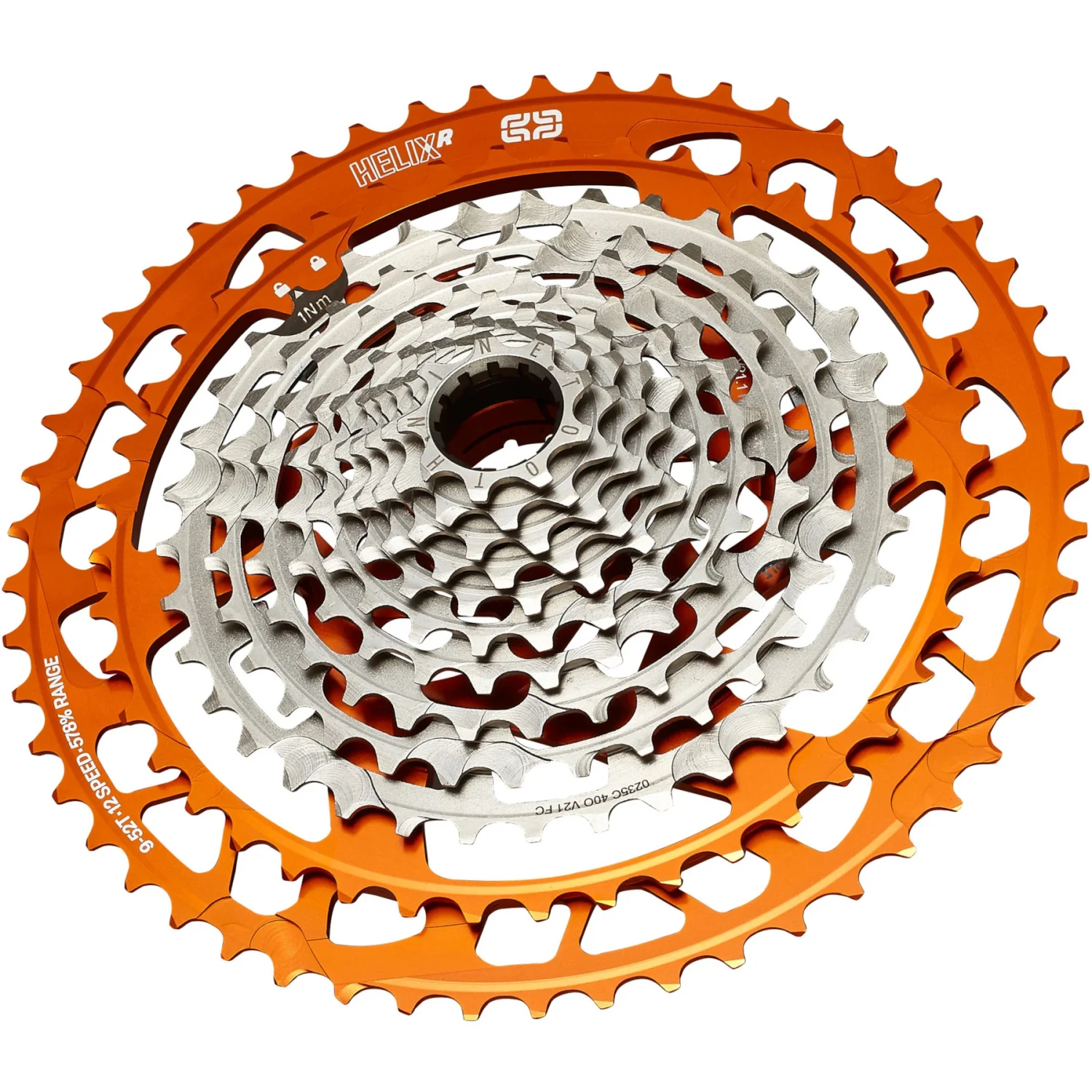 E-thirteen E*thirteen Helix Race Cassette | 12-Speed | 9-52 Teeth | SRAM XD/XDR - Orange 3 E-thirteen E*thirteen Helix Race Cassette | 12-Speed | 9-52 Teeth | SRAM XD/XDR - Orange