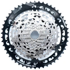 E-thirteen E*thirteen Helix R 12-Speed Cassette For SRAM XD Freehub Bodies - 9-50 Teeth - Nickel Grey - FW2URA-112